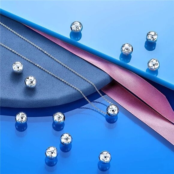 Sterling Silver Aquarius Zodiac Charm - Picture 4 of 4